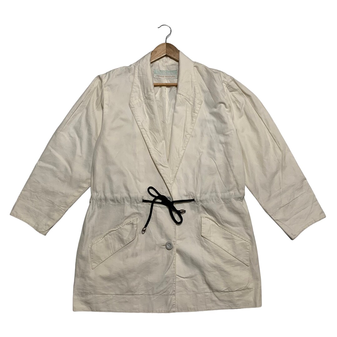 Yoshiki Hishinuma Homme white nylon “Techno Cut” short sleeve pullover shirt - S