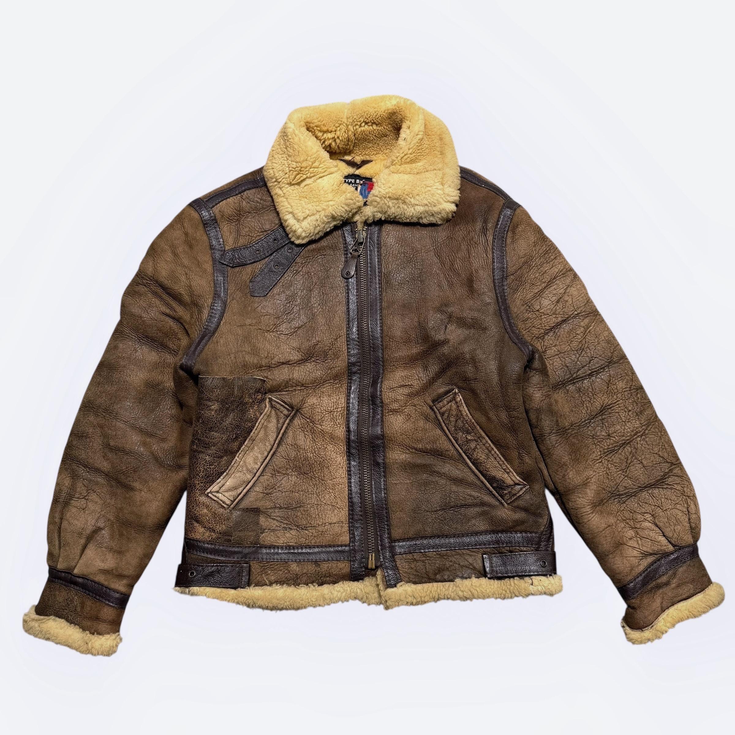 Vintage Type B3 Sheepskin Jacket - Etsy