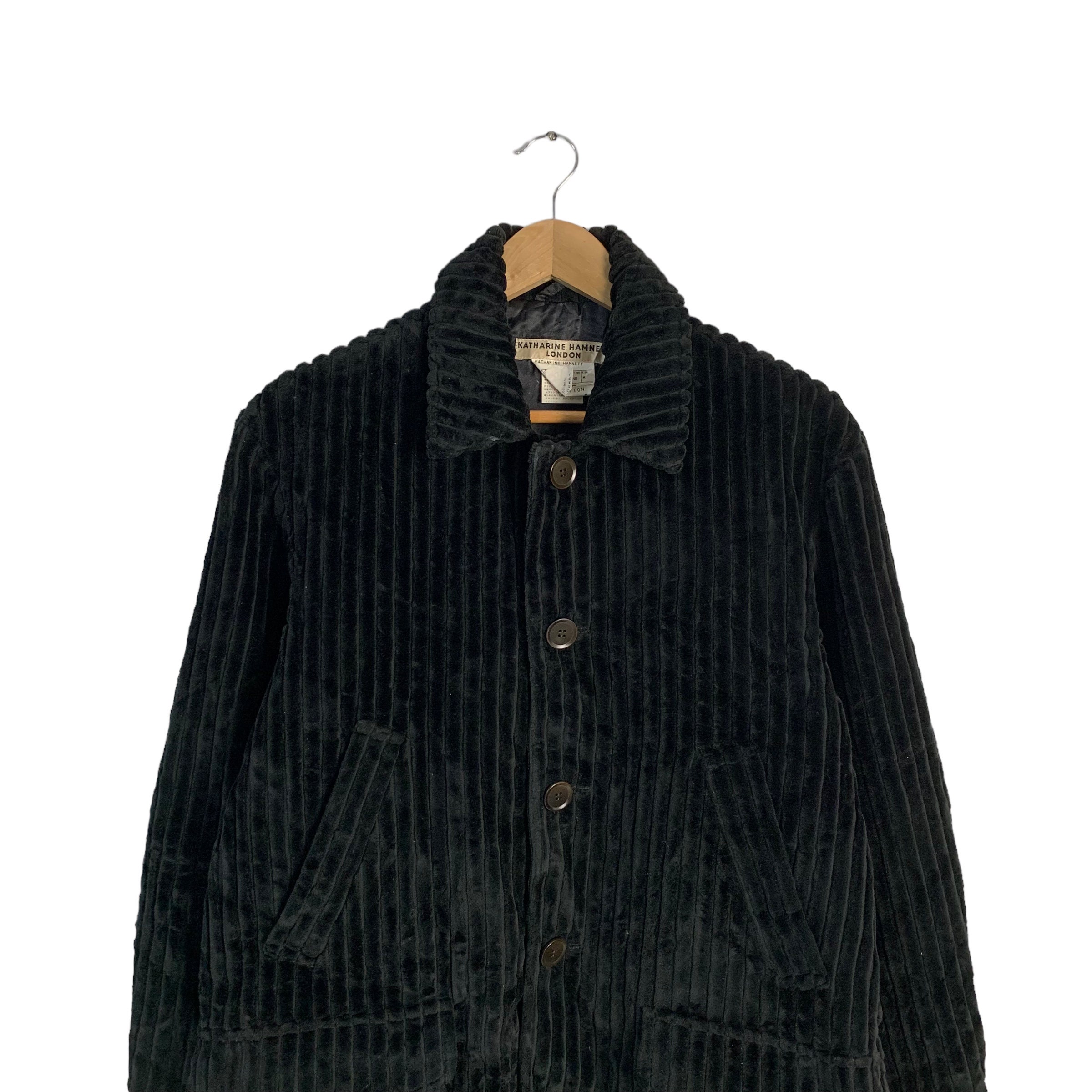 ジャケット・アウター KATHARINE HAMNETT Velvet long coat Katherine Hamnett Velvet Jacket - Etsy