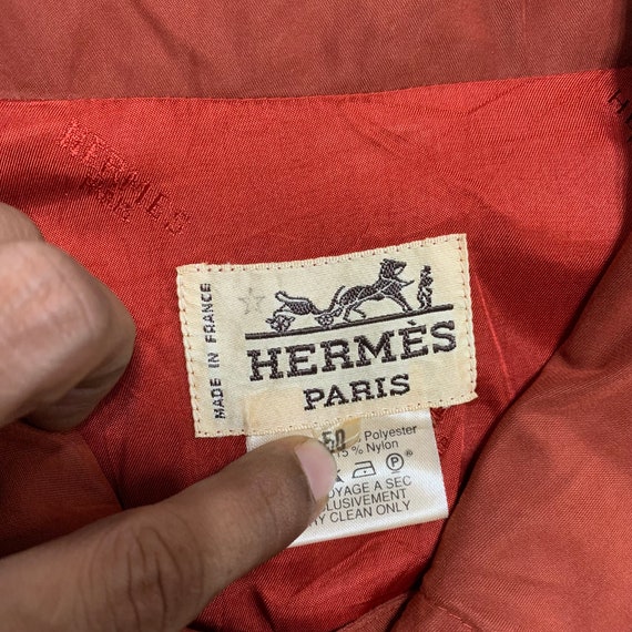 Vintage 80s Hermes Overcoat - image 5