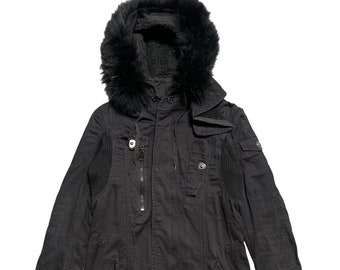 BUFFALO BOBS 千鳥格子 fur design blouson BUFFALO BOBS 千鳥格子 fur design blouson
