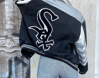 Chicago White Sox Vintage 90s Jeff Hamilton Varsity Jacket