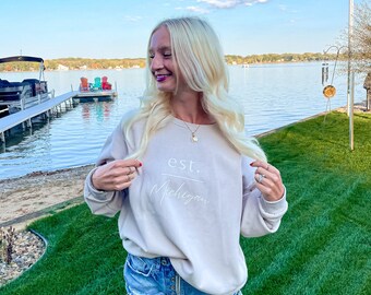 Est. Michigan | State Edition Sweatshirt
