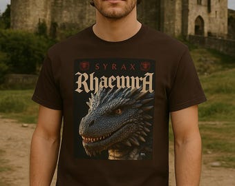 House of the Dragon Rhaenyra T-shirt, Dragon Syrax T-shirt