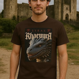 House of the Dragon Rhaenyra T-shirt, Dragon Syrax T-shirt