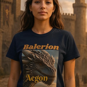 T-Shirt Aegon, The House of Dragon, Balerion tee