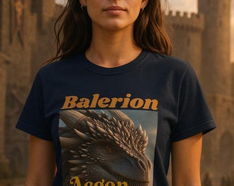 T-Shirt Aegon, The House of Dragon, Balerion tee