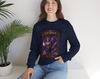 Scorpio Goddess Sweatshirt | Scorpio Zodiac Crewneck | Astrology Sign Gift | Mystic Scorpion Design