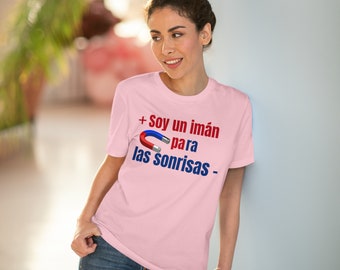 Funny Smiley Face T-Shirt, Smile Magnet Tee, Positive Vibes Shirt, Smile Catcher, Gift For Her