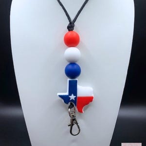 Texas Lanyard/Badge Reel - Lone Star State - Teacher or Nurse Badge Holder - Save 10% with code SCHOOL25