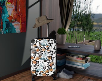 Reiskoffer met tijgerprint, maat SM-L