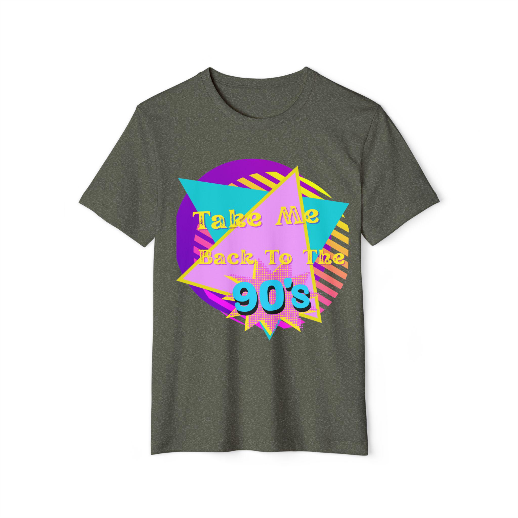 90s Retro Graphic T-shirt: Organic Cotton Blend, Unisex Streetwear 