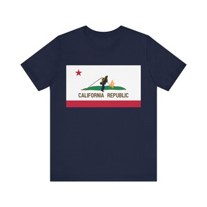 Wildland Hoselay California Flag Unisex Jersey Short Sleeve Tee