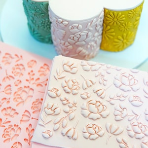Pattern Plate - Peonies