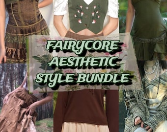 Fairycore esthetische stijlbundel Mystery Box - alle maten XS tot 3X beschikbaar - esthetische stijloutfits - duurzame mode