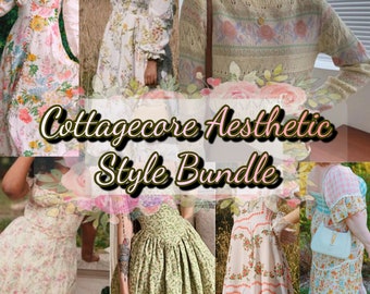 Cottagecore esthetische stijlbundel Mystery Box - alle maten XS tot 3X beschikbaar - esthetische stijloutfits - duurzame mode
