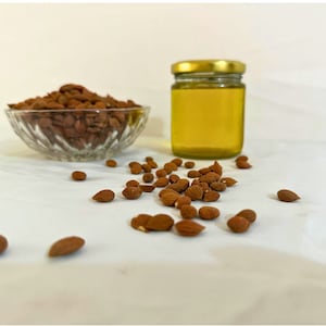 100% Pure Wild Crafted Apricot Kernels Oil -Cold Pressed, Unrefined - Prunus armeniaca Seeds Oil from the Himalayas Apricot Kernels oil-2L