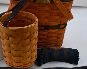 Longaberger Baskets = 2, 1996 Rectangle, 2001 Hanging, #L2001