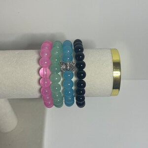 Butterfly charm Bracelet, Handmade, Includes Freebies