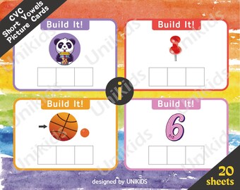 Word Builders: CVC Short 'i' Vowel Edition