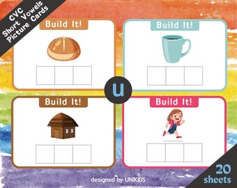 Word Builders: CVC Short 'u' Vowel Edition