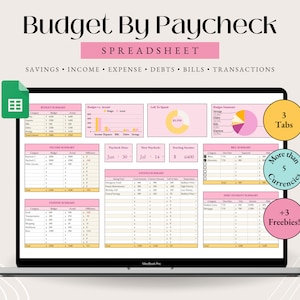 Zweiwöchentliche Budget Tabelle Gehaltscheck Budget Google Sheets Budget Vorlage Budget Tracker Expense Tracker Budget nach Gehaltscheck Tabelle