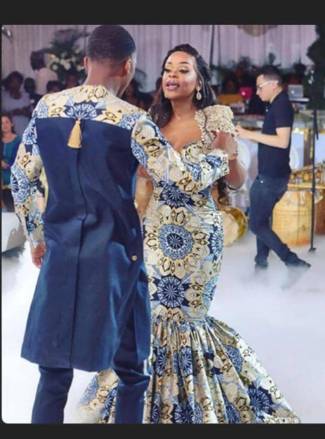 Couples Matching African Clothing, African Couples Engagement Outfit