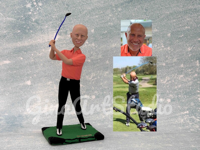 Golf Loving Dad Bobblehead - Perfect Father Gift Idea