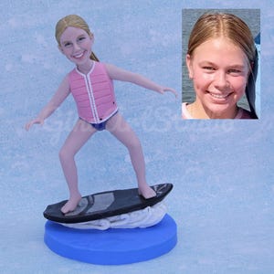 Surfer Girl Figurine - Etsy