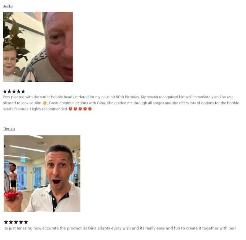 a screen shot of a man with a surprised look on his face