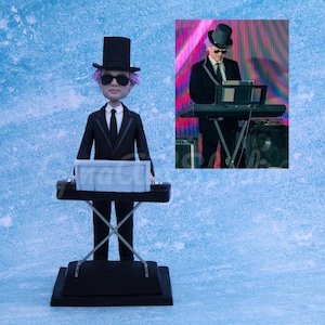 Custom Keyboard Player Bobblehead Figurine | Personalized Musician Gift | Piano Player Sculpture | Personalized Funny Gift For Man