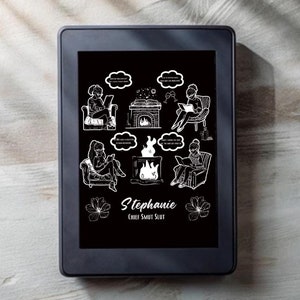 Personalized Kindle Lock Screen Wallpaper: Book Lover Accessories (Digital Download)