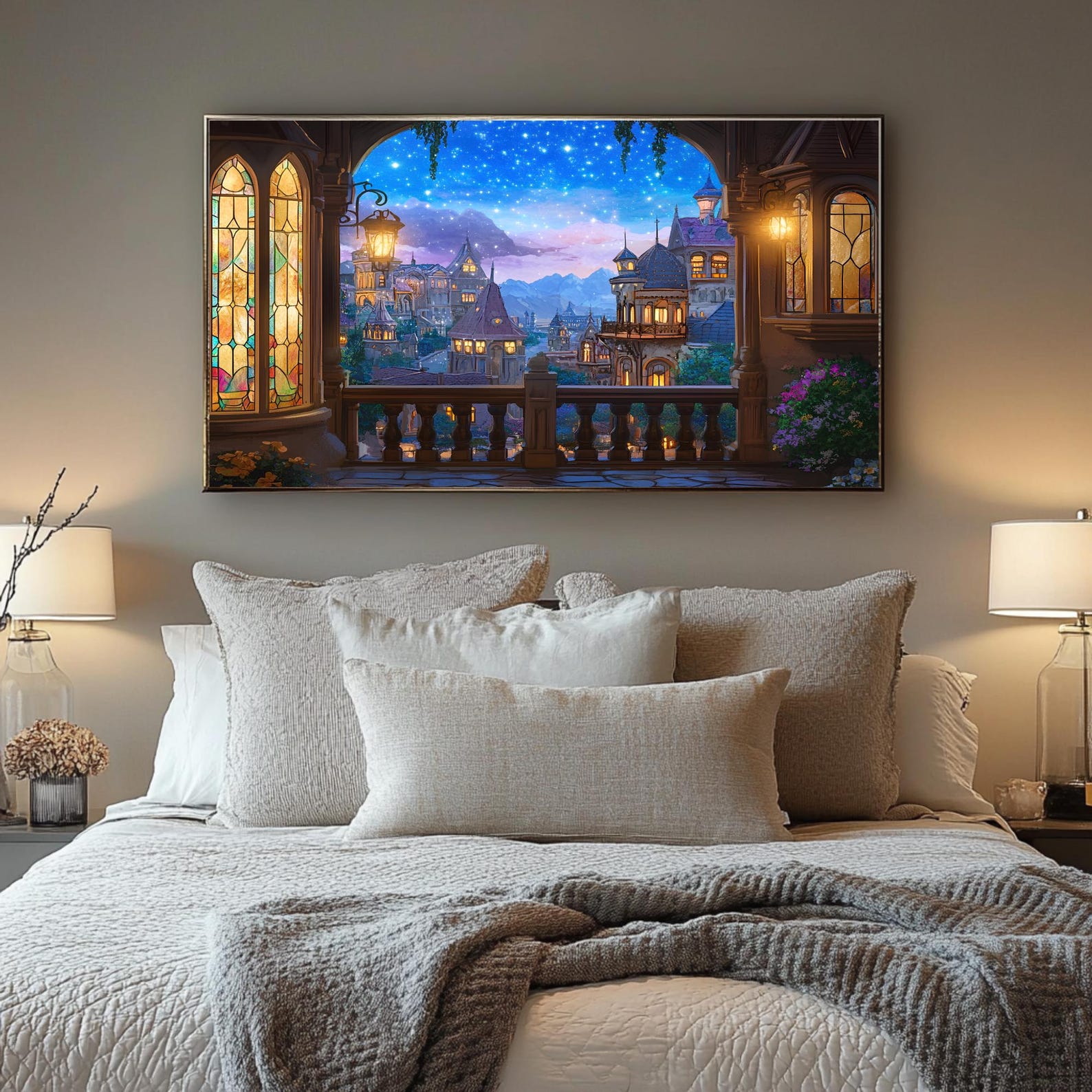ACOTAR Velaris Night Court Art: Ramiel City View (digital Download) - Etsy