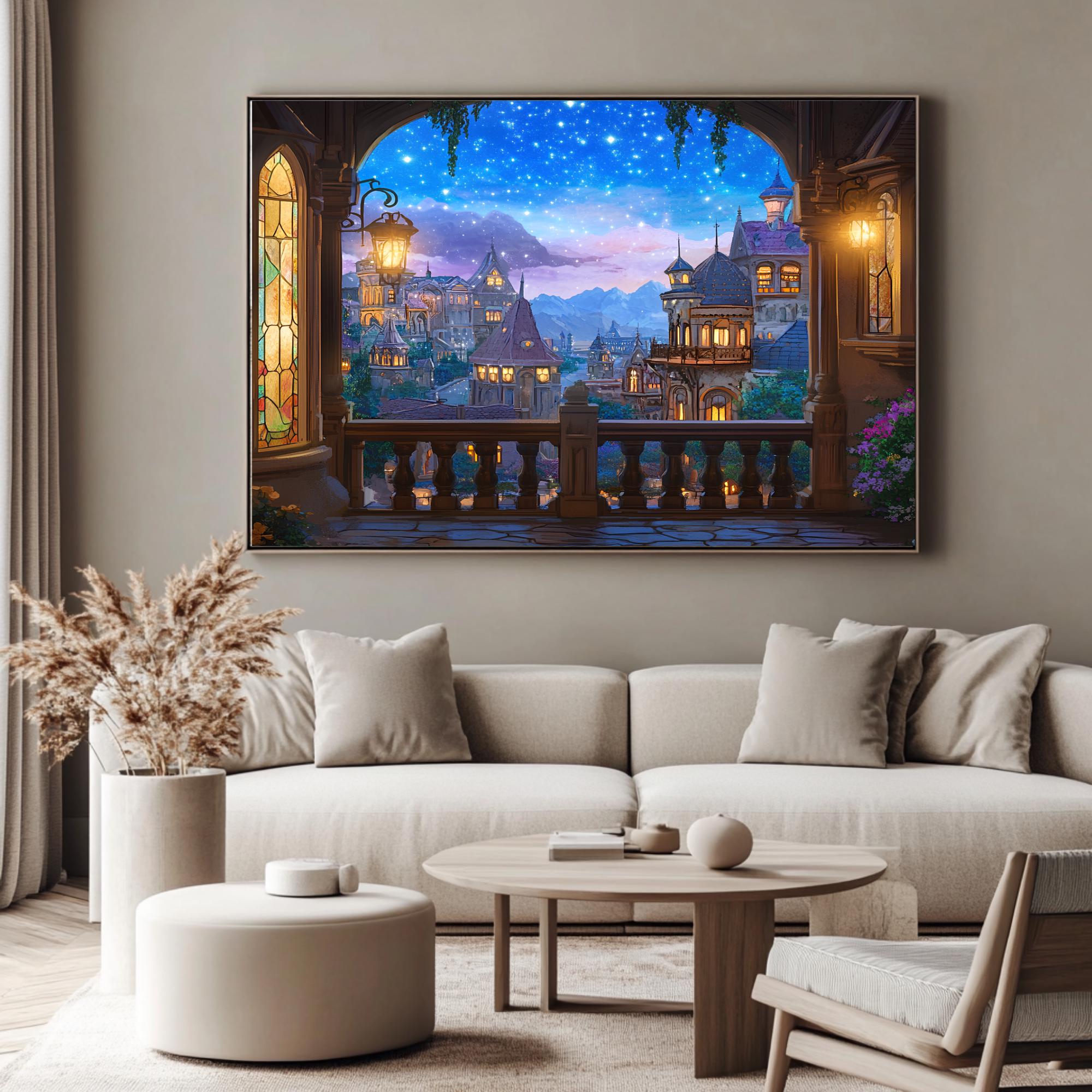 ACOTAR Velaris Night Court Art: Ramiel City View (digital Download) - Etsy