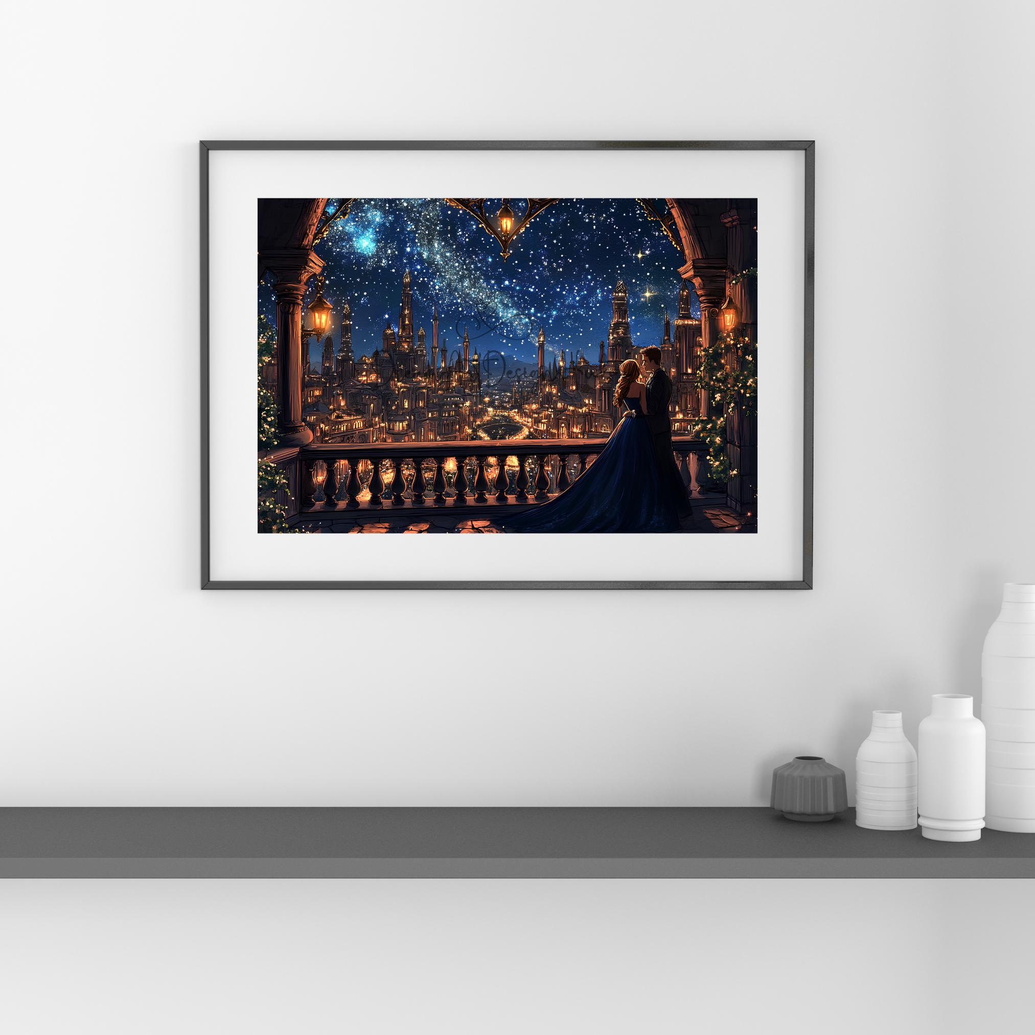 Velaris TV Art Feyre & Rhysand ACOTAR Wall Decor | Night Court City of ...