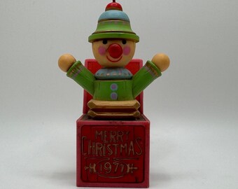 1977 Hallmark Christmas Ornament Jack in the Box