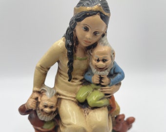RARE Snow White (before Disney) with two Dwarfs - made in Germany US Zone