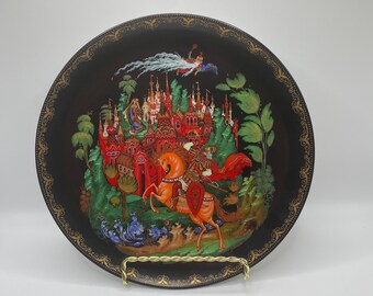 Ruslan and Ludmilla - First plate in the Russian Legends Collection. COA and translation included.