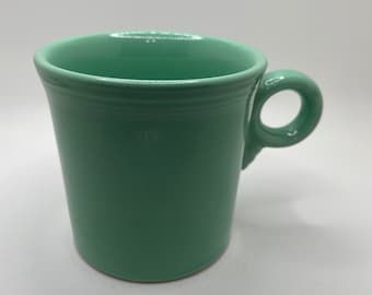 Retired! Sea Mist Green Fiesta Classic Ring Handle P86 10 1/4 oz Mug