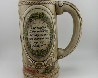 Vintage 1984 Stroh's Beer Heritage Series I - Our Family's Heritage Beer Stein Beer Mug FREE Shipping in USA