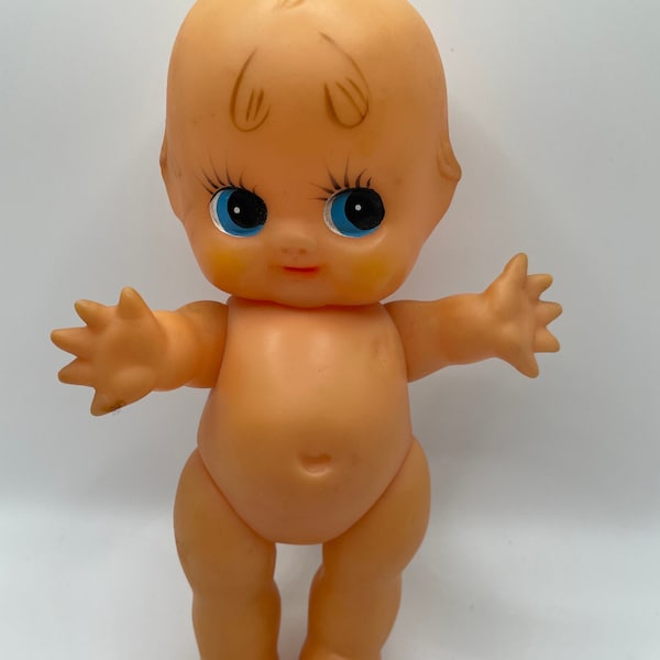 Vintage Kewpie Doll Squeaks with Moveable Head, Arms and Legs - No Markings