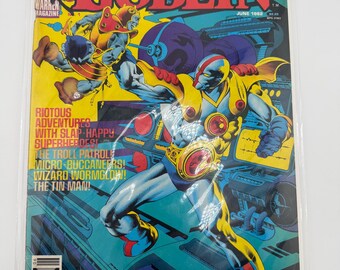 The Goblin #1 1982 Series  A Warren Magazine Includes Full Color Comic Insert June 1982