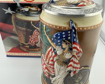 Budweiser Archives Series I 1893 Columbia Exposition Beer Stein with Box FREE Shipping in USA