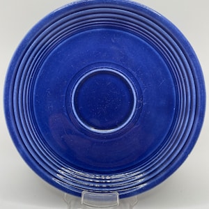 Blau / Kobalt Fiestaware 6&quot; Untertasse Vintage 1936 1961