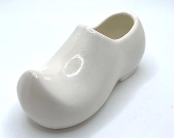 Vintage Ceramic Dutch Clogs Stamped Made in Japan