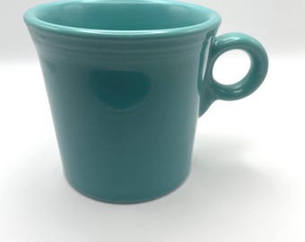 Fiesta Ring Handle Java Mug  Turquoise