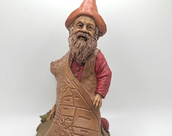 Tom Clark California Gnome Figurine Signed Mold #8 Vintage California State Gnome Statue with California Map Collectible Figurine Gift