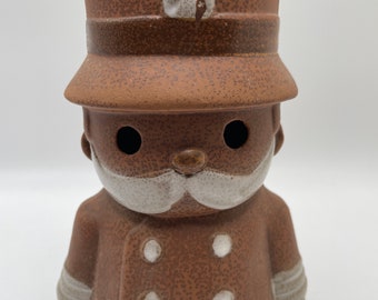 British Bobby Terra Cotta Ceramic Figure