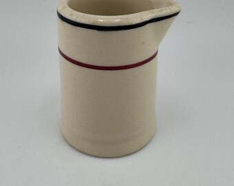 Santone Warwick Syrup Restaurant Ware 1940s Blue Red