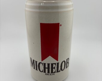 Vintage Michelob Beer Stoneware Glass Gerzit Germany 5" Tall